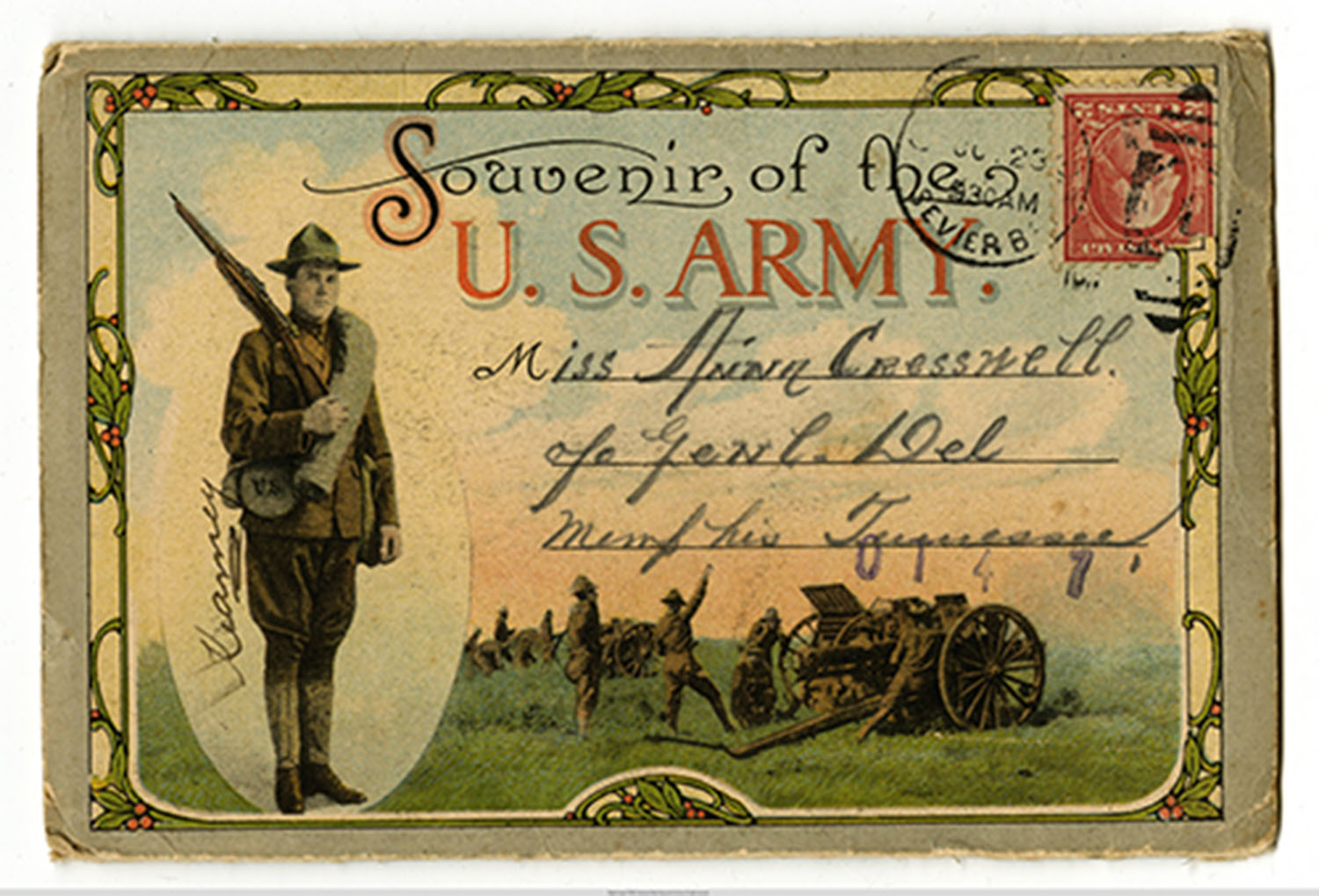 World War I Souvenir Postcard